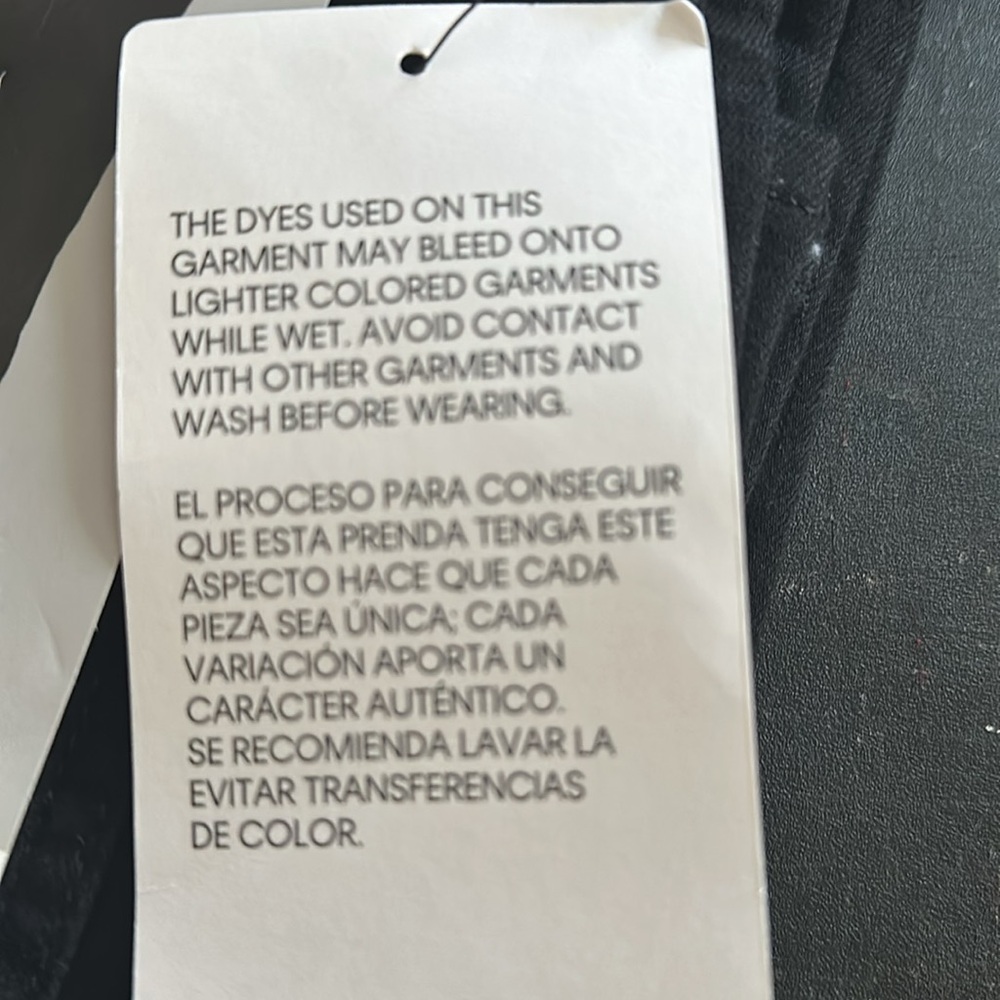 Calvin Klein Dark Black Straight Leg Jeans - Picture 2 of 3